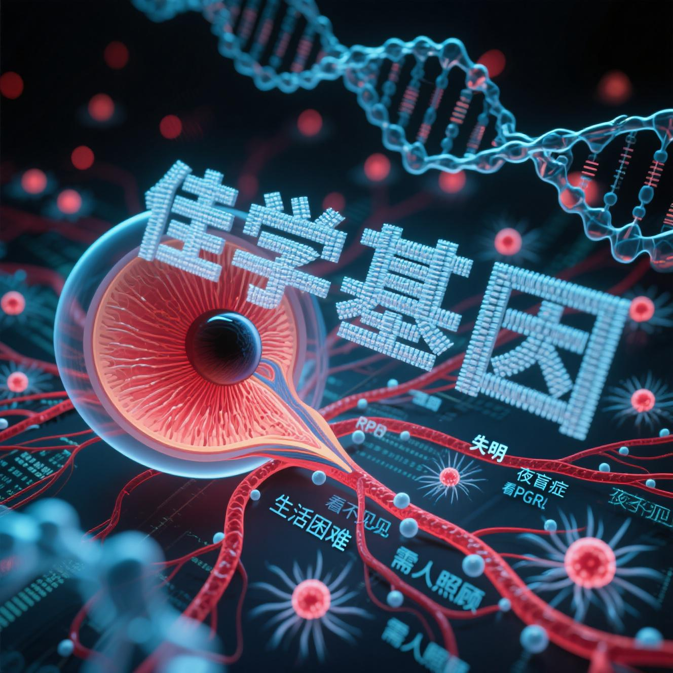 【Ebpay(中国)基因检测】基因解码：非综合征性<font color='red'><font color='red'>视网膜</font><font color='red'>色素</font><font color='red'>变性</font></font>的基因解剖